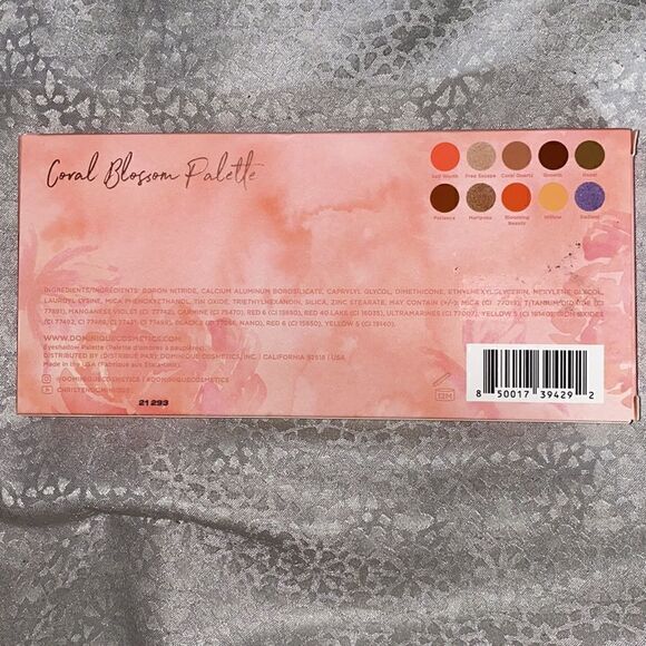 Dominique Cosmetics Coral Blossom Eyeshadow Palette NIB - Picture 3 of 3